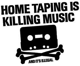 'Home taping is killing music' logo